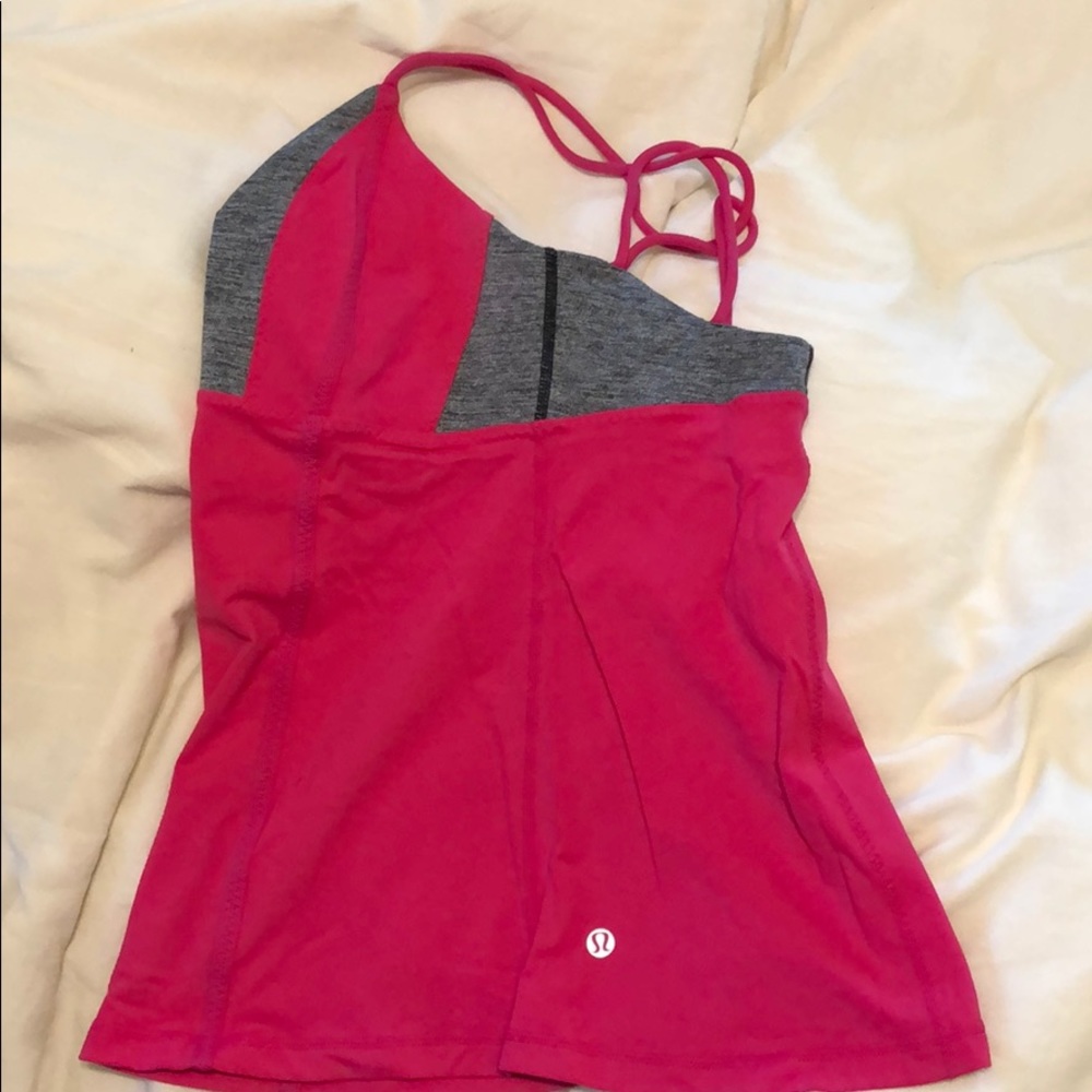 Lululemon Pink Strappy Yoga Top - Picture 4 of 7